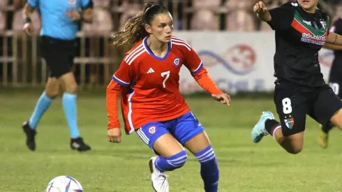 Isidora Olave en la selección chilena. Crédito: la Roja.
