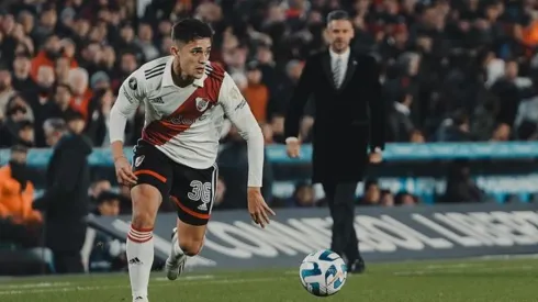 Pablo Solari se mete en la historia de River Plate. 
