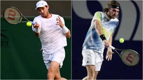 Jarry choca contra Tsitsipas en Los Cabos.
