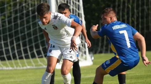 Sebastián Saavedra en Colo Colo. Crédito: Fotos Catorce.
