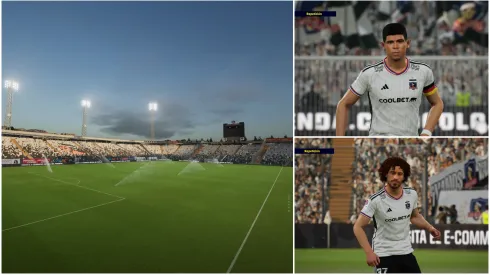 Así se ven los jugadores de Colo Colo en eFootball 2024.
