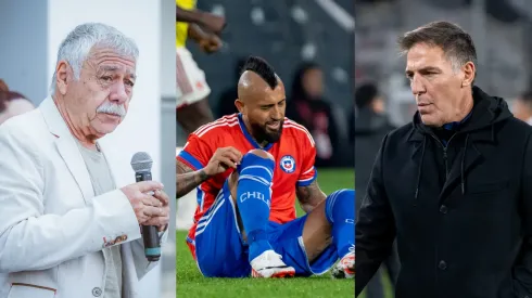 Carlos Caszely carga contra Berizzo por la lesión de Arturo Vidal.

