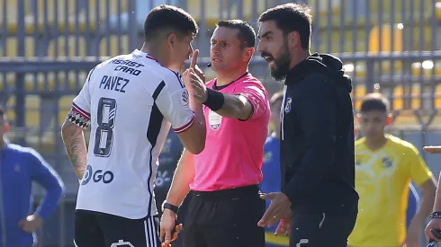 Francisco Meneghini vs Colo Colo. Crédito:Photosport
