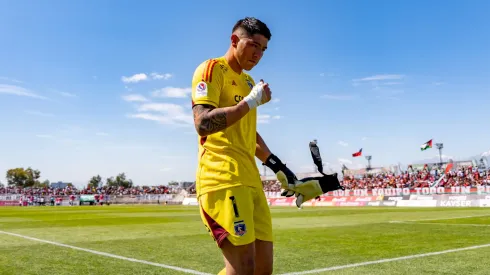 Brayan Cortés conoce su sanción tras la expulsión ante Palestino.
