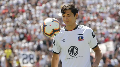 Matías Fernández en su presentación.
