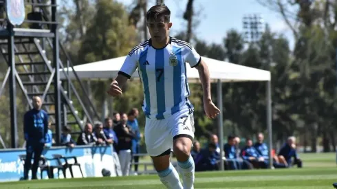 Pablo Solari es titular en amistoso de la Selección Argentina