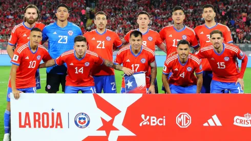 La selección chilena y su formación. Crédito: Photosport
