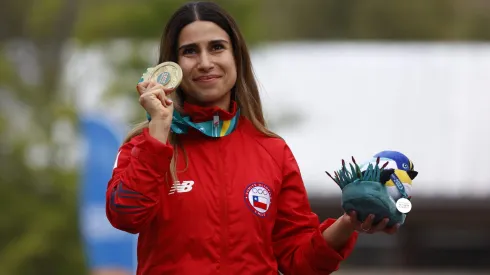Francisca Crovetto consiguió la primera medalla de oro para Chile en Santiago 2023.
