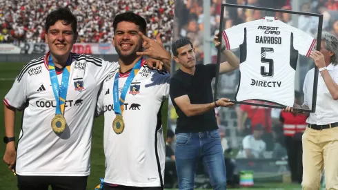 Homenajes de Colo Colo en el Monumental.
