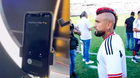 Arturo Vidal realizó un misterioso llamado.
