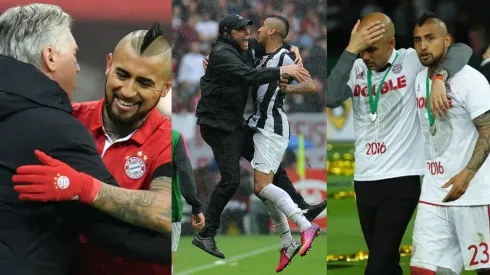 Los grandes técnicos que ha tenido Arturo Vidal en su carrera.
