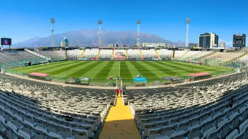 Colo Colo activa plan de emergencia por la cancha del Monumental.
