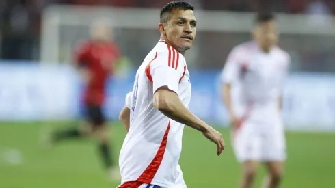 Alexis Sánchez fue titular en triunfo de Chile sobre Albania.
