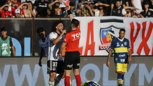 Almirón se refirió a la expulsión que tuvo Falcón frente a Everton.
