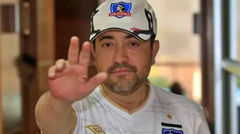 Leo Caprile animó la cena de aniversario de Colo Colo.
