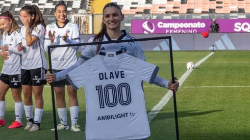 Chichi Olave llegó al centenar de partidos en Colo Colo.
