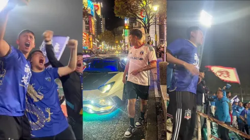 Hincha de Colo Colo la rompe en la barra del fútbol de China.
