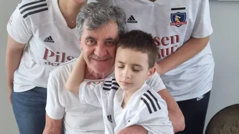 Mirko Jozic fue un hincha más en el duelo de Colo Colo vs Cerro Porteño.
