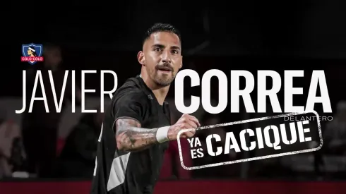 Javier Correa es el primer refuerzo de Colo Colo. | Imagen: CCTV.
