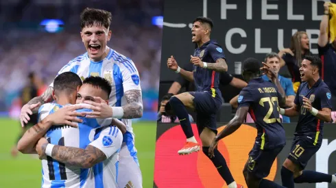 Argentina enfrenta a Ecuador en cuartos de final de la Copa América.
