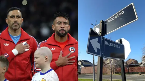 Mauricio Isla tiene una calle que se cruza con Claudio Bravo.
