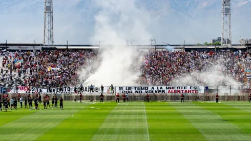 Arengazo en el Estadio Monumental.
