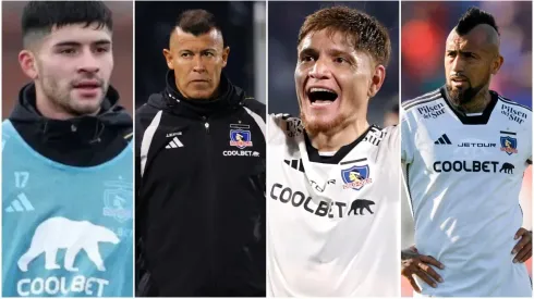 Cristián Riquelme, Jorge Almirón, Leonardo Gil y Arturo Vidal
