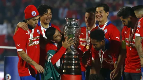 Los colocolinos históricos que fueron campeones de América con la Roja.
