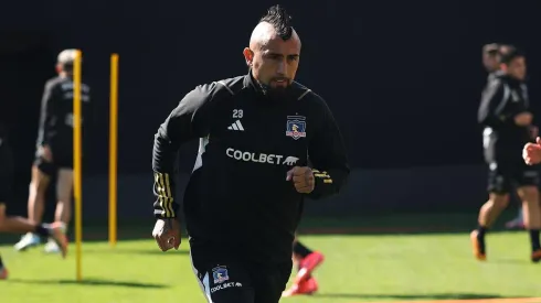 Vidal se alista para la llave con River.
