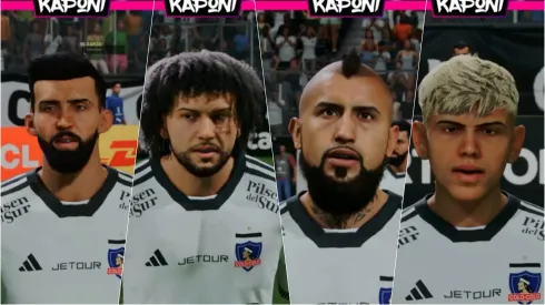 Así son los jugadores de Colo Colo en el nuevo EA FC25.
