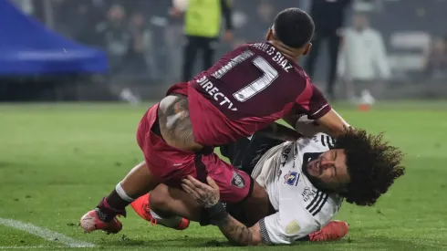 Maximiliano Falcón y Paulo Díaz fueron expulsados en el juego de ida de los cuartos de final entre Colo Colo y River por la Copa Libertadores 2024.