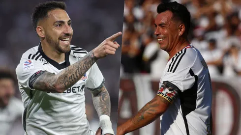 Esteban Paredes y su particular bendición a Javier Correa.
