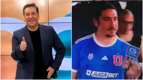 Julio César Rodríguez agarró para el leseo a un hincha de la U
