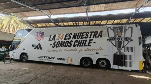 El especial bus que traslada a Colo Colo Campeón