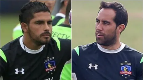 Miguel Riffo y Claudio Bravo.
