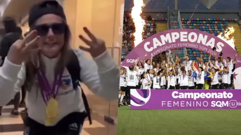 El alocado festejo de Tatiele Silveira.
