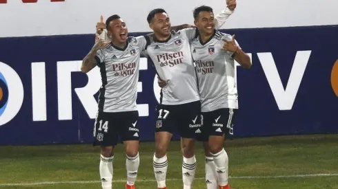 Martín Rodríguez junto a Gabriel Suazo e Iván Morales en su época en Colo Colo
