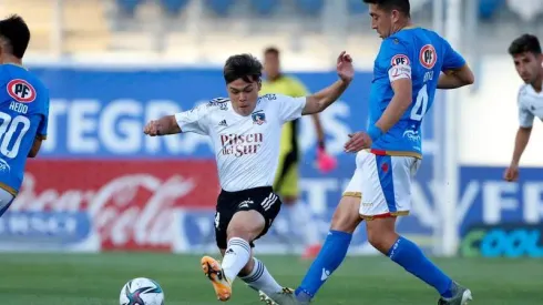 Danilo Díaz con la camiseta de Colo Colo.
