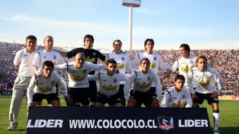 Colo Colo 2006 en la final ante la U.
