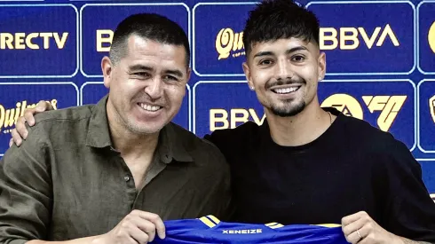 Williams Alarcón fue presentado en Boca Juniors
