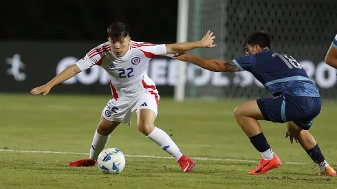 Leandro Hernández con la Selección Chilena Sub 20.
