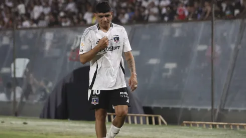 Claudio Aquino fue expulsado en Colo Colo vs San Felipe. | Imagen: Photosport.
