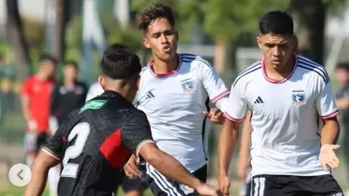 Colo Colo Sub 20 cayó ante Palestino.
