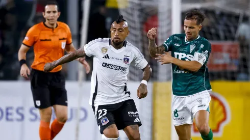 Arturo Vidal reclamó contra Santiago Wanderers.
