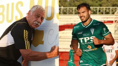 Carlos Caszely emociona a jugador de Santiago Wanderers tras partido con Colo Colo.
