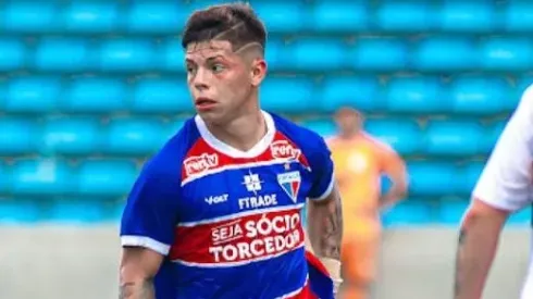Tomás Roco jugando por la Sub de Fortaleza.
