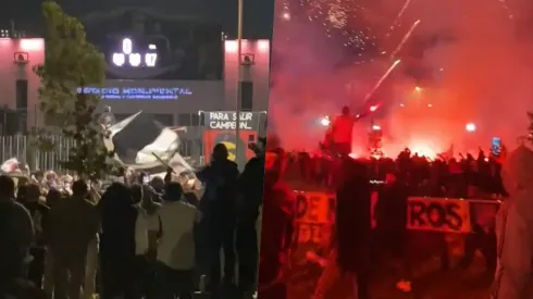 Cuenta regresiva en el Estadio Monumental.
