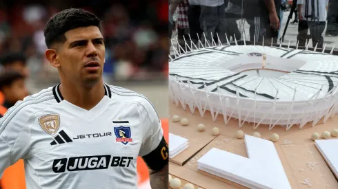 Esteban Pavez reaccionó al nuevo Estadio Monumental. 
