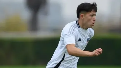 Leandro Hernández anotó el 2-1 parcial sobre Palestino.
