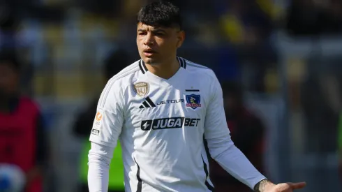 Claudio Aquino solo jugó el primer tiempo ante Palestino.
